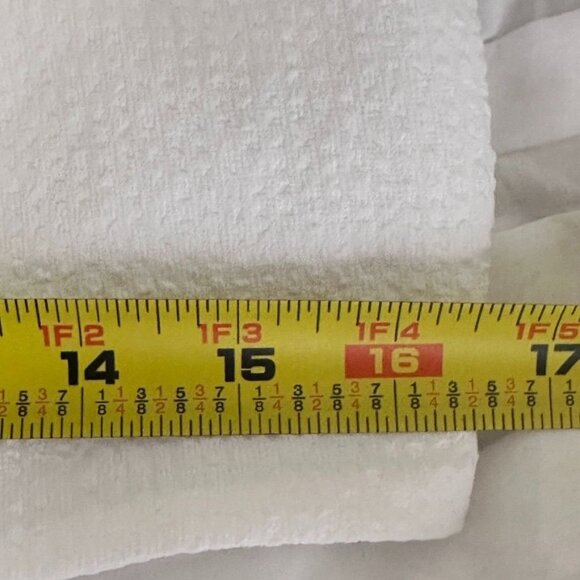 ASTR The Label Long Sleeve Sweetheart Neck White Smocked Crop Top XL NWT - Picture 11 of 12